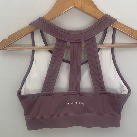 NVGTN Sports Bra Padded Lavender Size Small - Picture 2 of 10